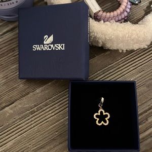 Swarovski Flower Charm